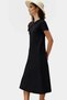Women's Midi Length Knitted Dress Pocket Detail Cotton Daily Use Weekend Summer Essential - 4
