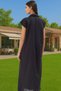 Women's Midi Length Cotton Voile Dress Shirt Collar Shift Casual Summer Summer Indispensable - 4