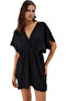 Women's Floral Pattern Mini Beach Dress Comfortable Fit Viscose Fabric Summer Essential for Summer