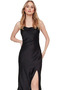 Women's Satin Midi Evening Dress Special Design Shift Mold Lined Daily Use Quality Material