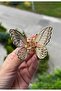 Steel Spring Gold Butterfly Latch Buckle F1333 - 5