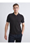 Esvab • Modern & Distinctive Devrik Roba Collar Striped Men's T-Shirt