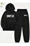 Hooded Printed Unisex Women/Men Hooded Oversize Bottom/Upper Tracksuit Set