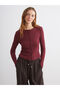 Rmz Gi̇yi̇m Farkiyla Zero Roba Collar Women's Cardigan