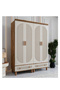 Milen 4 Kapılı Dolap / %100 MDF - 2