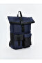 Navy Blue Multi-Compartment Men's Backpack - 2