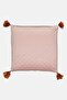 Square Quilted Removable Cover Cushion, Assorted