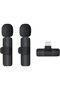 NEW Wireless Lavalier Microphone Compatible for iPhone iPad, Plug-Play Wireless Mic for Recording, L