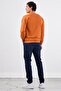 Men's Regular Fit Crew Neck Tile Sweatshirt - 6
