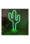 Cactus Shaped Neon LED Light Green 30x5x25cm - 3
