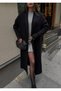 Shawl Collar Soft Long Knitwear Cardigan