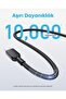 240W USB-C - USB-C Kablosu, 1.8 Metre Çift Örgülü Type-C Şarj Kablosu, Siyah - A81C6 - 3