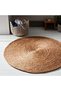 FFD Natural Jute Round Rug, Handwoven Rug for Bedroom, Kitchen, Entryway, Living Room 120cm - 5