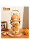 Creative Puzzle Cup Children's Portable Stainless Steel Thermos Rotating Straw Revolving game - 4