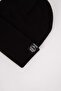School Woven Label Knitwear Beanie for Boys V1853A621Wn - 3