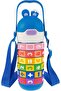 Math Learning Water Bottle,Straw Strap Double Wall Fun and Learning Water Bottle rotating sleeve