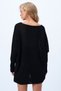 Black Crew Neck Bow Detailed Knitwear Blouse Alc-X14373 - 5
