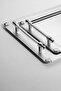 Verona Set of 2 Satin Steel Tray - 2