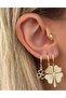 Triple Clover Earring Set