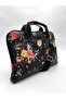 15.6'' Inch Flower Patterned Black Laptop/Macbook/notebook/computer/briefcase - 4