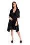 Women's Black 6-Piece Nightgown Set T3076