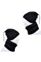 Black Unisex Drawstring Fleece Neck Collar that Can Be Used as a Hat and Beanie - 4