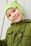 Boy's Neck Collar Pistachio Green Rope Detailed Beret Set - 3