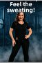 Unisex Unisex Sauna Tracksuit Thermal Undershirt And Zippered Short Sleeve Maximum Sweating Tracksuit