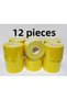 Bia Tape Kinesio 5 Cm X 5 M - Yellow Sports Pain Patches 12 Pieces (12 Pieces in Package)