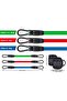 6 Pieces Calf Hip Exerciser Set Leg Resistance Tension Rubber Pilates Yoga Supportive - 2