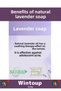 Special Production 100% Natural Skin & Hair Repairing Lavender Soap with a Beautiful Fragrance Suitable for All Skins 5 Pieces - 3