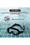 Premium Swimming Goggle | Anti-fog & Uv Protection | Big Frame | Black | Leak Proof - 4