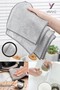 3 Pieces Double Layer Microfiber Wire Cloth - Multi-Purpose Inox Wire Dishcloth - 7