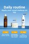 كريم أساس واقي من الشمس SPF50+ مرطب ومزيل للمكياج 30 مل، هيالورون، مضاد للأكسدة، خالي من العطور - 5