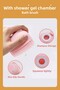 Bath Brush with Shower Gel Reservoir, Cat and Dog Grooming Pad Comb