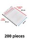 200 Pieces of Transparent Glossy Adhesive Bags - Opp Self-Adhesive Glossy Bags 20X30 cm