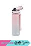500ml New Double Color Leak-Proof Bpa-Free Motivational Tritan Water Bottle with Lockable Lid - 2