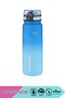 800ml New Dual Color Leak Proof Bpa Free Motivational Tritan Water Bottle with Lockable Lid