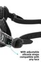 Set of 2 Swimming Goggles with Boneli Box Wide Angle Waterproof Swimming Pool Sea Glasses Black 1020 - 5