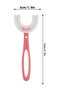 U Shape Baby Toothbrush Pink Color 4 Pieces (6-12 Years) - 3