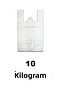 10 Kg White Grocery Bag Medium Size 27x49 Cm Athlete Bag