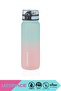 800ml New Dual Color Leak Proof Bpa Free Motivational Tritan Water Bottle with Lockable Lid
