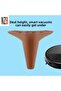 Furniture Sofa Base Coffee Table TV Unit Sofa Leg 12 Cm Brown Base Leg (4 Pieces) - 4