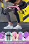 3 Pack Woven Pilates Resistance Band Exercise Aerobic Pilates Squat Tire CKS60 - 5