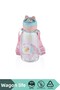 760ml Cute Cat Shaped Silicone Straw and Special Strap Polycarbonate Kids Water Bottle