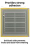 Ventilation Grille Bathroom Wc Toilet Grille Plastic Louver White 30X30 Cm. - 8