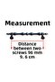 Furniture Kitchen Cabinet Drawer Cabinet Handles Door Handle Handle Black 96 mm Metal Handle - 3