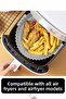 Heat Resistant Flexible Washable Non-Stick Silicone Oven And Airfryer Round Model Baking Mat - 3