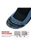 2-Pack Soleless Towel-Lined Seamless Athletic Running Walking Exercise Activity Sports Men Women Socks 3593 - 5