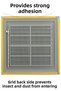 Ventilation Grille Bathroom Wc Toilet Grille Plastic Louver White 50X50 Cm. - 8